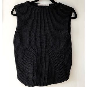 Zara Black Sleeveless Knit Top Eleanor Calder
